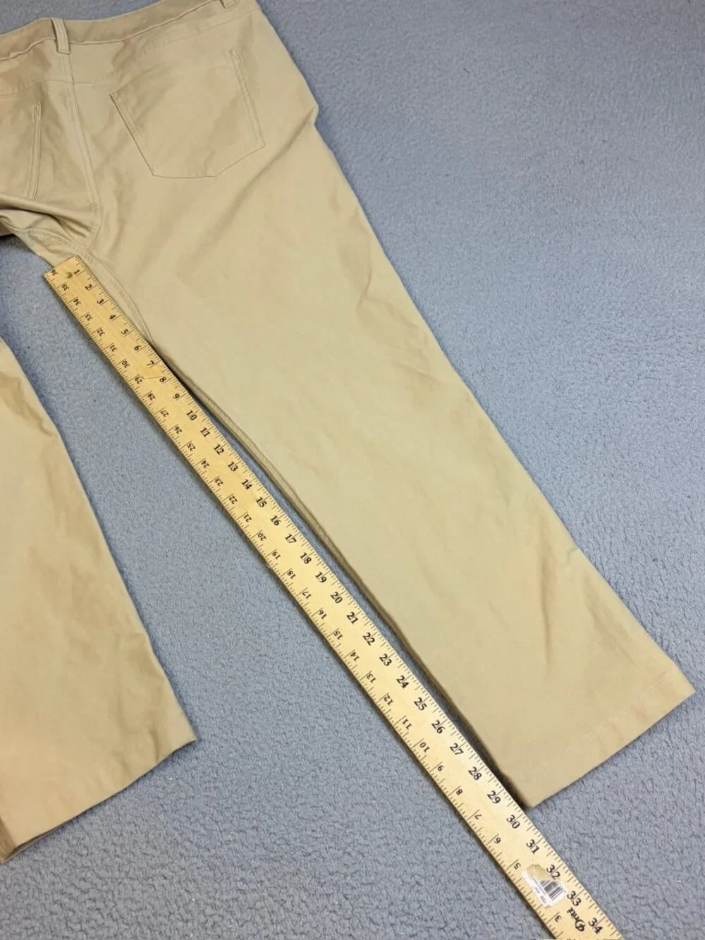 Lululemon ABC Classic Utilitech Pants 36x30 Beige Stretch Casual Performance